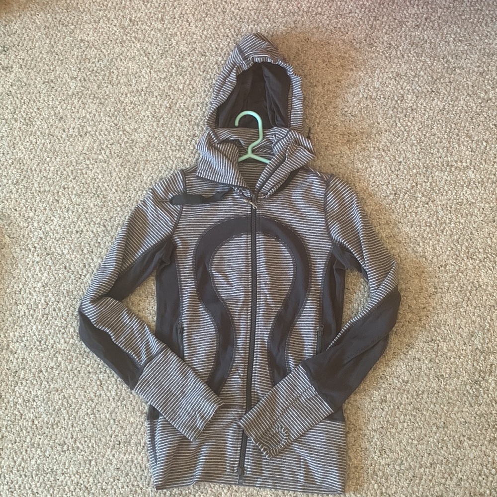 Lululemon hooded turtleneck zip up sweatshirt